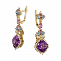 Earrings «Nature's expensive outfit»