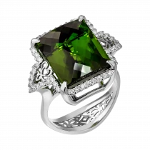 Ring «He conquers with beauty»