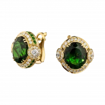 Earrings «Green Garden»