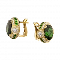 Earrings «Green Garden»