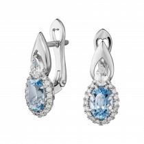 Earrings «Charm of the Blue Lagoon»