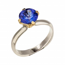 Ring «Happiness of pure blue»