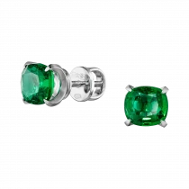 Earrings «Discovering the beauty of emeralds»