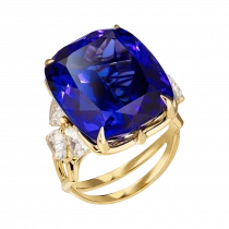 Ring «Miracle of unique blue»