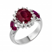 Ring «Fire among the ice»