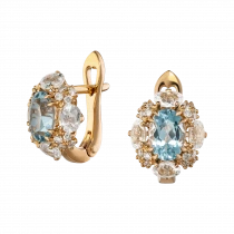 Earrings «Blue candle» Earrings «Blue candle»