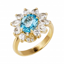 Ring «It blooms in the mountains»