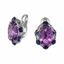 Earrings «Violet Chord»