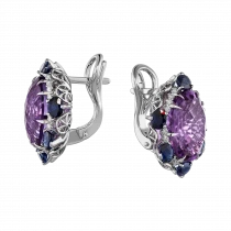 Earrings «Violet Chord»