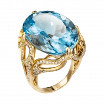 Ring «Glare of the Ocean»