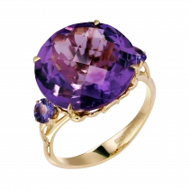 Ring «Velvet Glow of the Night»