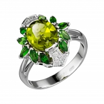 Ring «Flowers blooming with happiness»