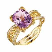 Ring «Weightlessness of Lilac»