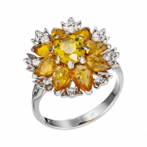 Ring «Cheerfulness of Chrysanthemums»