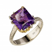 Ring «Amethyst Guardian»