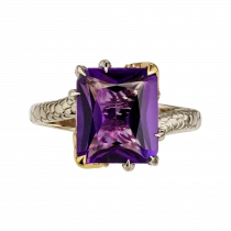 Ring «Amethyst Guardian»