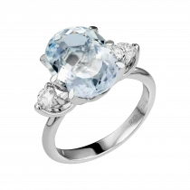Ring «Azure Depth»