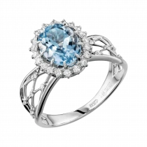 Ring «Breeze of the sea wave»