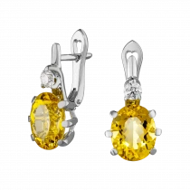 Earrings «Caressing the sun's rays-1»