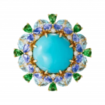 Ring «Turquoise Aroma»