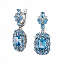 Earrings «Ocean in nuances»
