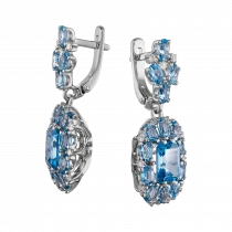 Earrings «Ocean in nuances»