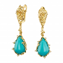 Earrings «Nobility of Blue»