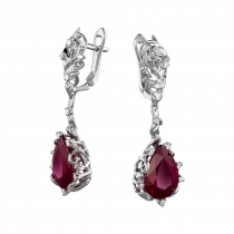 Earrings «fiery attraction»-1