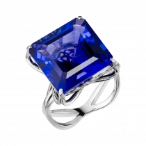 Ring «Shadow of the Blue Peacock»