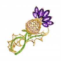 Brooch «Scottish Rose»