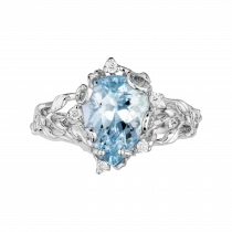 Ring «With a Snowy Pattern»