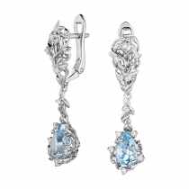 Earrings «Snowy Pattern»