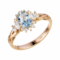 Ring «Sea Waves»