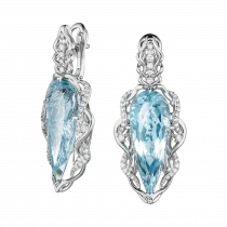 Earrings «Careful of an Angel's Feather»