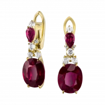 Earrings «Flame force»