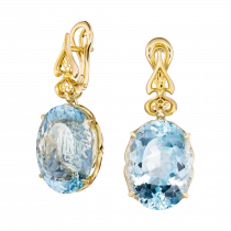 Earrings «The Merger of the Sea and the Sun»