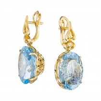 Earrings «The Merger of the Sea and the Sun»