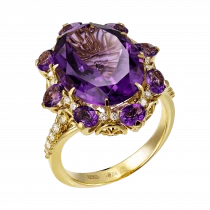 Ring «Looking into the night»-1