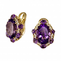 Earrings «Looking into the night»-1