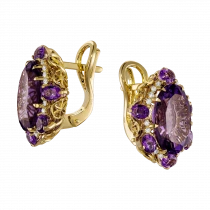 Earrings «Looking into the night»-1