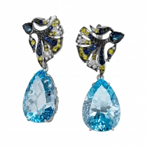 Earrings «In the deep blue»