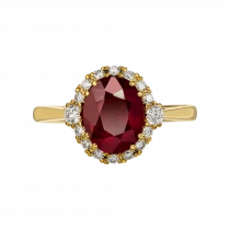 Ruby Ring «Choice of the Strong»