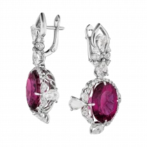 Earrings «Waltz of the Purple Ribbons» Earrings «Waltz of the Purple Ribbons»