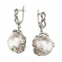 Earrings «in champagne spray»-1
