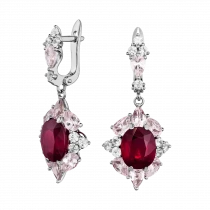 Earrings «Fiery Colorfulness»
