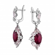 Earrings «Fiery Colorfulness»