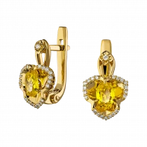 Earrings «golden talisman»