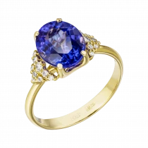 Ring «Blue overflow»-1