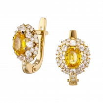 Earrings «Pleasant Sunshine»-1 Earrings «Pleasant Sunshine»-1