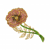 Brooch «Awakening of the Poppy» Brooch «Awakening of the Poppy»